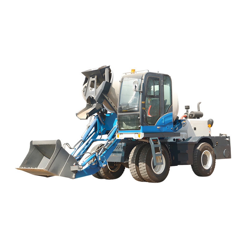 Concrete Mixer Small - モバイルミニ小型自走式コンクリートミキサー車 0.35m3 容積 エンジンモーター 高負荷モーメント 販売中