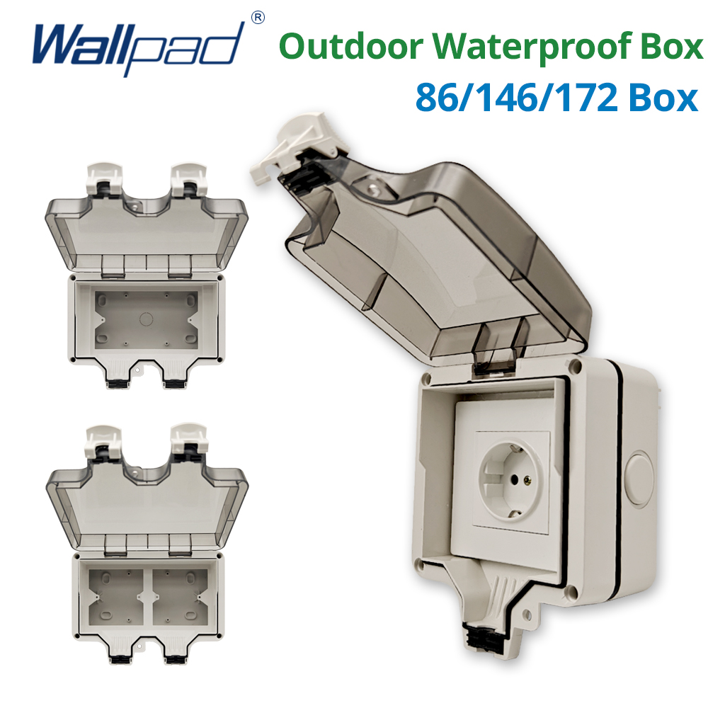 Power Switch Outdoor - Wallpad IP66 防塵防水屋外ボックス壁スイッチとソケット外家庭菜園 86 146 172