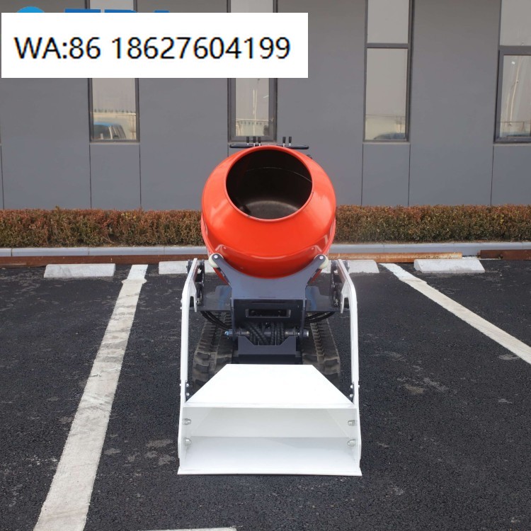 Concrete Mixer Small - 小型自走式コンクリートミキサー車、可動式携帯型セメントミキシング車両、小型建設用ミキシング機器