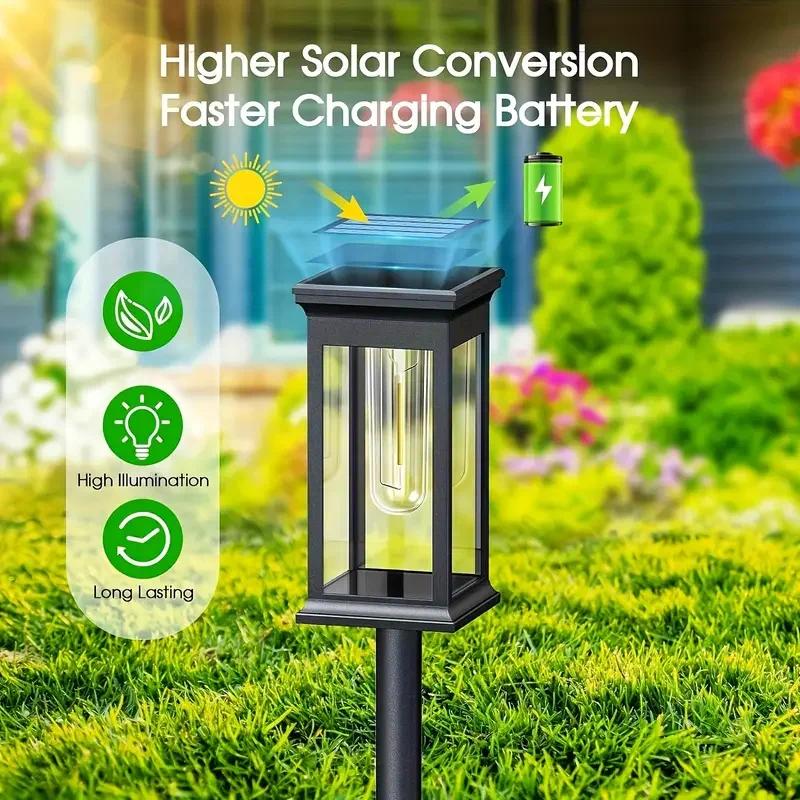 4個セット ソーラーパスウェイライト 屋外ソーラーライト ガ - Outdoor Power For Wedding のレビューと価格