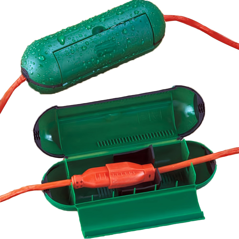屋外用延長コード安全カバー（防水シール付き）、屋外コンセント - Outdoor Power Extension Cord のレビューと価格