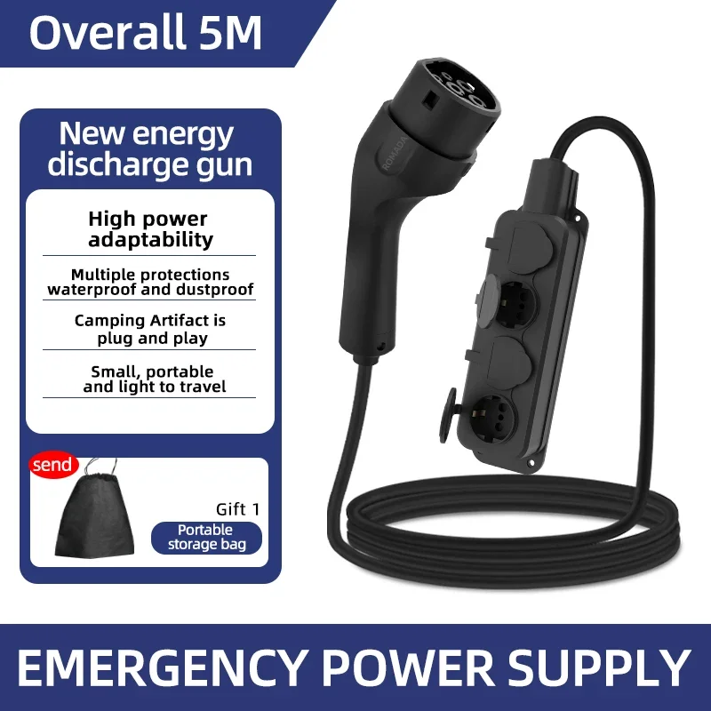 ポータブル16A 4KW電気自動車EV充電器V2Lケーブルサ - Outdoor Power Solutions のレビューと価格