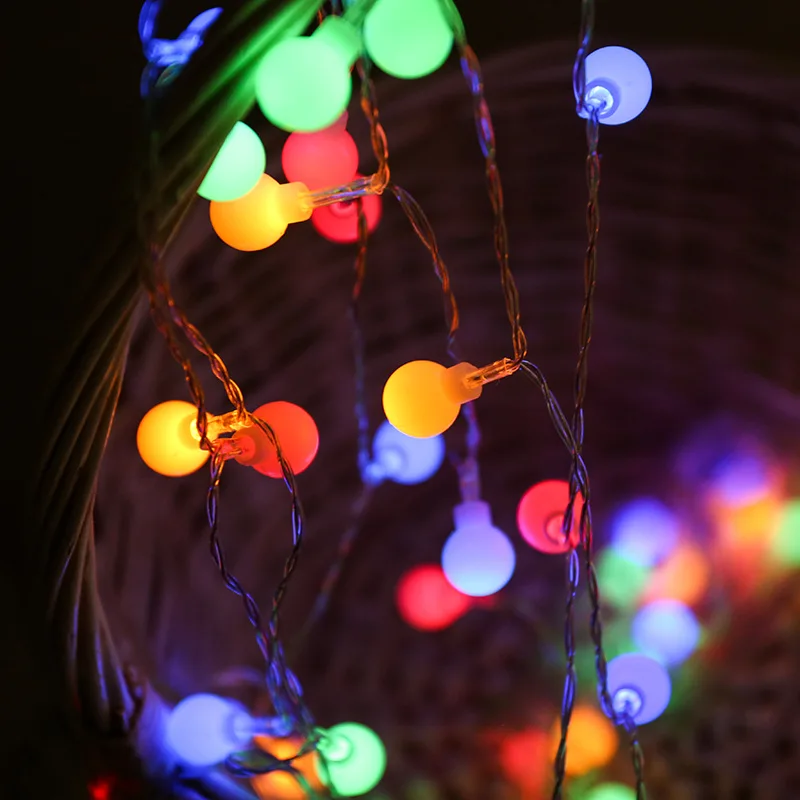 10 メートル USB/バッテリー電源ボール LED ストリ - Outdoor Power For Wedding のレビューと価格