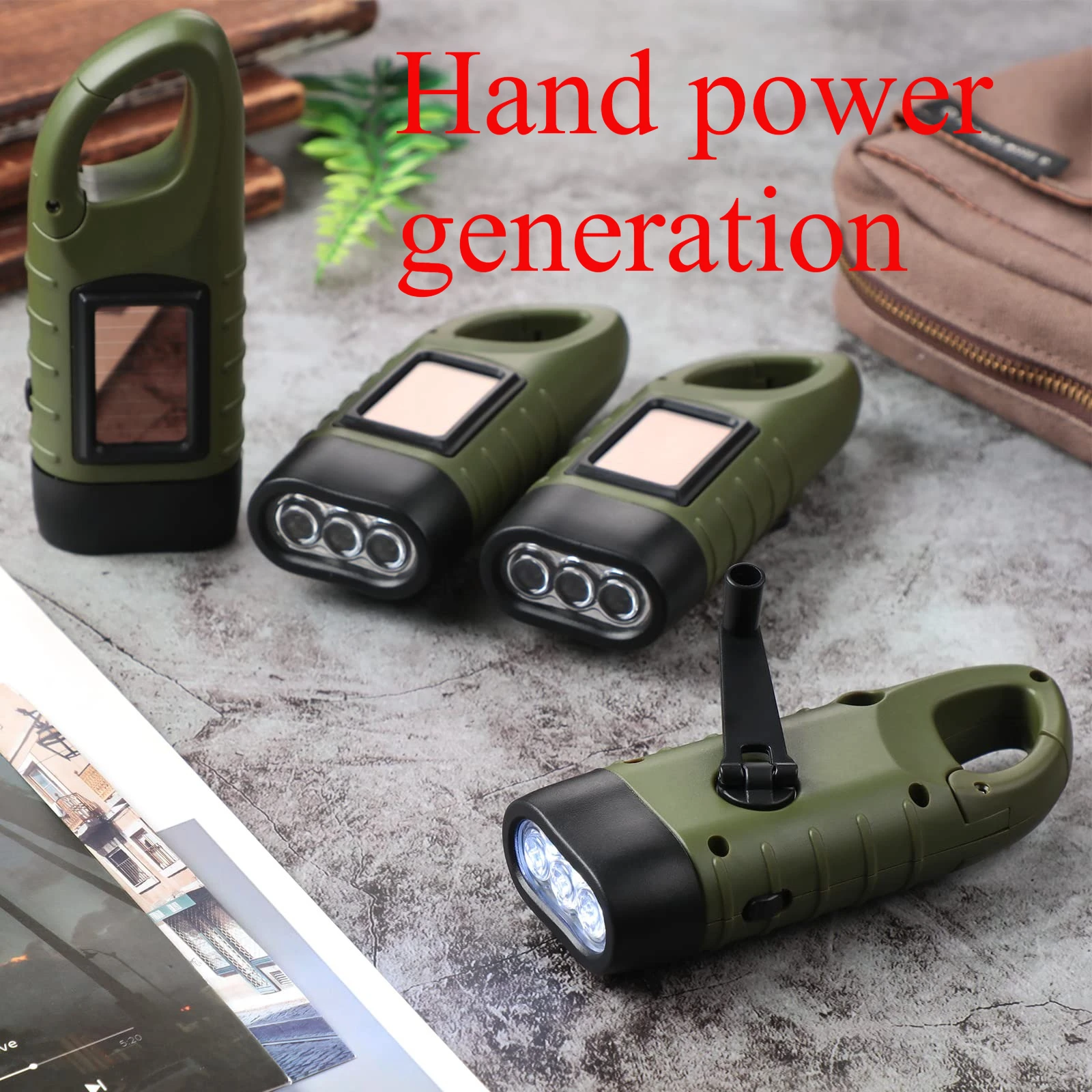 ポータブル軽量ソーラー手回し懐中電灯 - 3-in-1緊急L - Outdoor Power Pack のレビューと価格