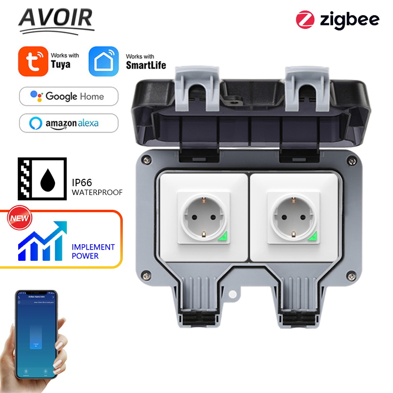 Avoir Tuya Zigbee 電気ソケット IP66  - Power Switch Outdoor のレビューと価格