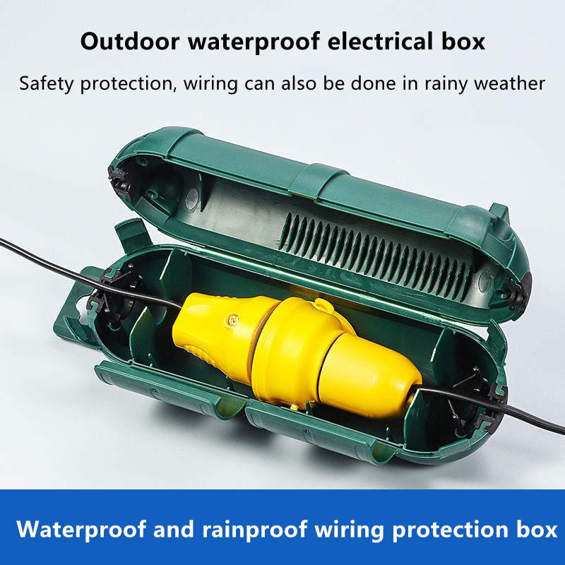 防水シール付き屋外延長コード安全カバー、屋外コンセントプラグ - Outdoor Power Extension Cord のレビューと価格