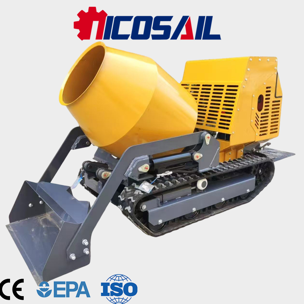 ミニコンクリートミキサーダンパー コンパクトな自走式ミキシン - Concrete Mixer Small のレビューと価格