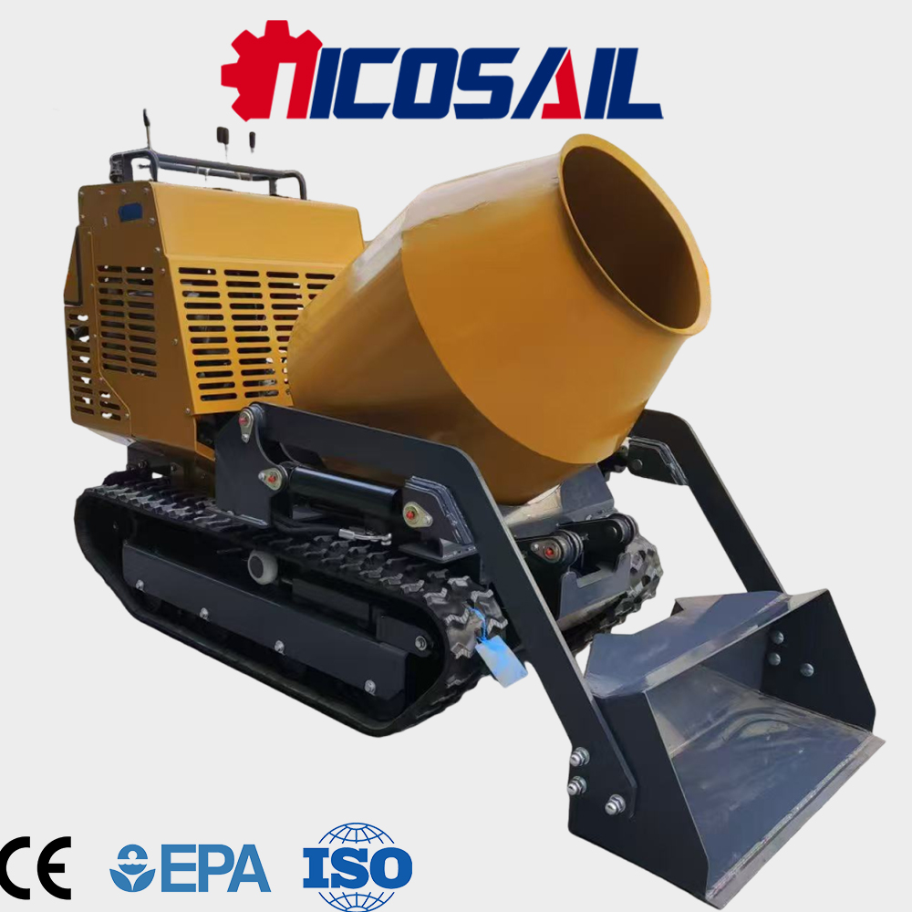 ミニコンクリートミキサーダンパー コンパクトな自走式ミキシン - Concrete Mixer Small のレビューと価格