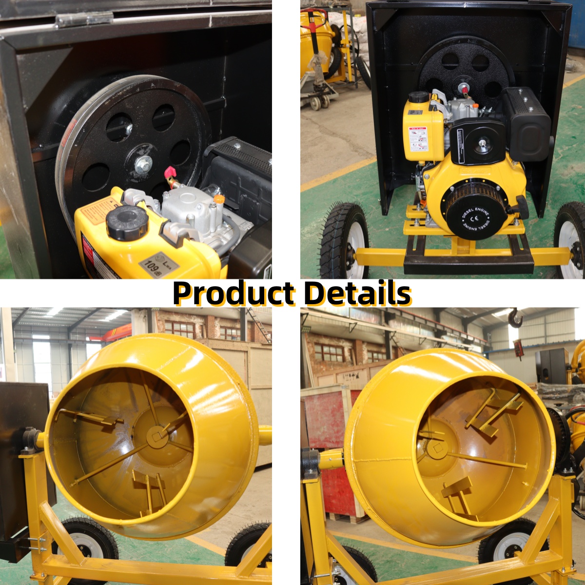 高効率ポータブルミニコンクリートミキサー小型建設用ミキシング - Concrete Mixer Small のレビューと価格